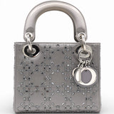 Satin Crystal Cannage Mini Lady Dior