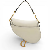 Calfskin Mini Saddle Bag White