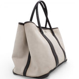 Buffle Skipper Toile Garden Party 36 Tote Marron Fonce