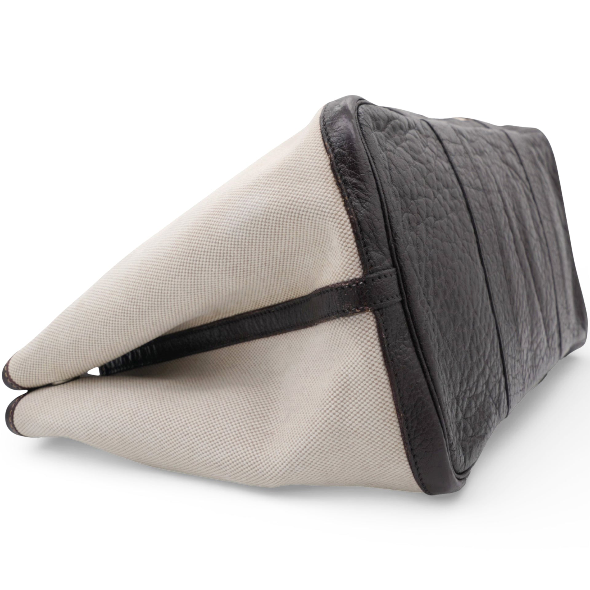 Buffle Skipper Toile Garden Party 36 Tote Marron Fonce