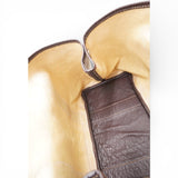 Buffle Skipper Toile Garden Party 36 Tote Marron Fonce