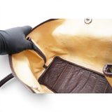 Buffle Skipper Toile Garden Party 36 Tote Marron Fonce