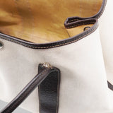 Buffle Skipper Toile Garden Party 36 Tote Marron Fonce