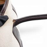 Buffle Skipper Toile Garden Party 36 Tote Marron Fonce