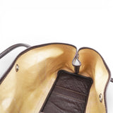 Buffle Skipper Toile Garden Party 36 Tote Marron Fonce