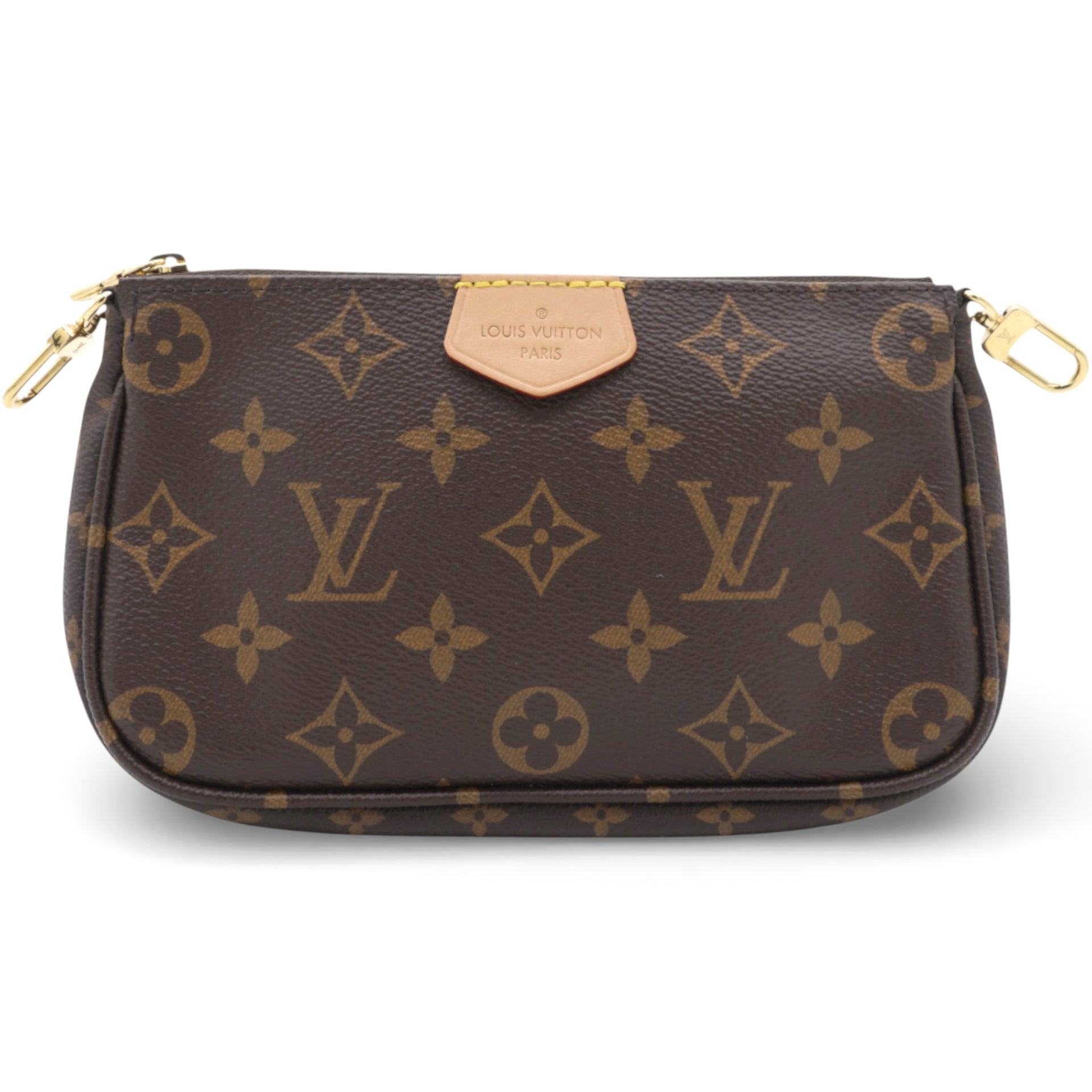 Rose Ballerine Monogram Canvas Multi Pochette Accessories Bag