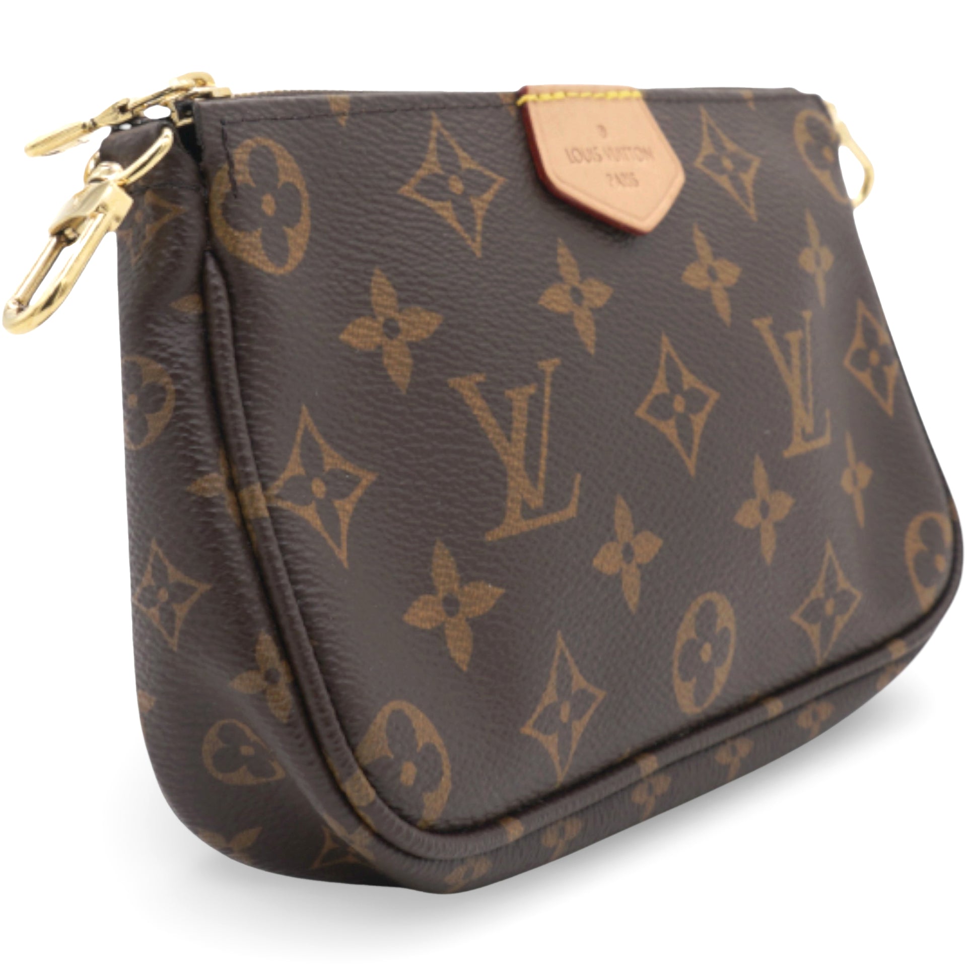 Rose Ballerine Monogram Canvas Multi Pochette Accessories Bag