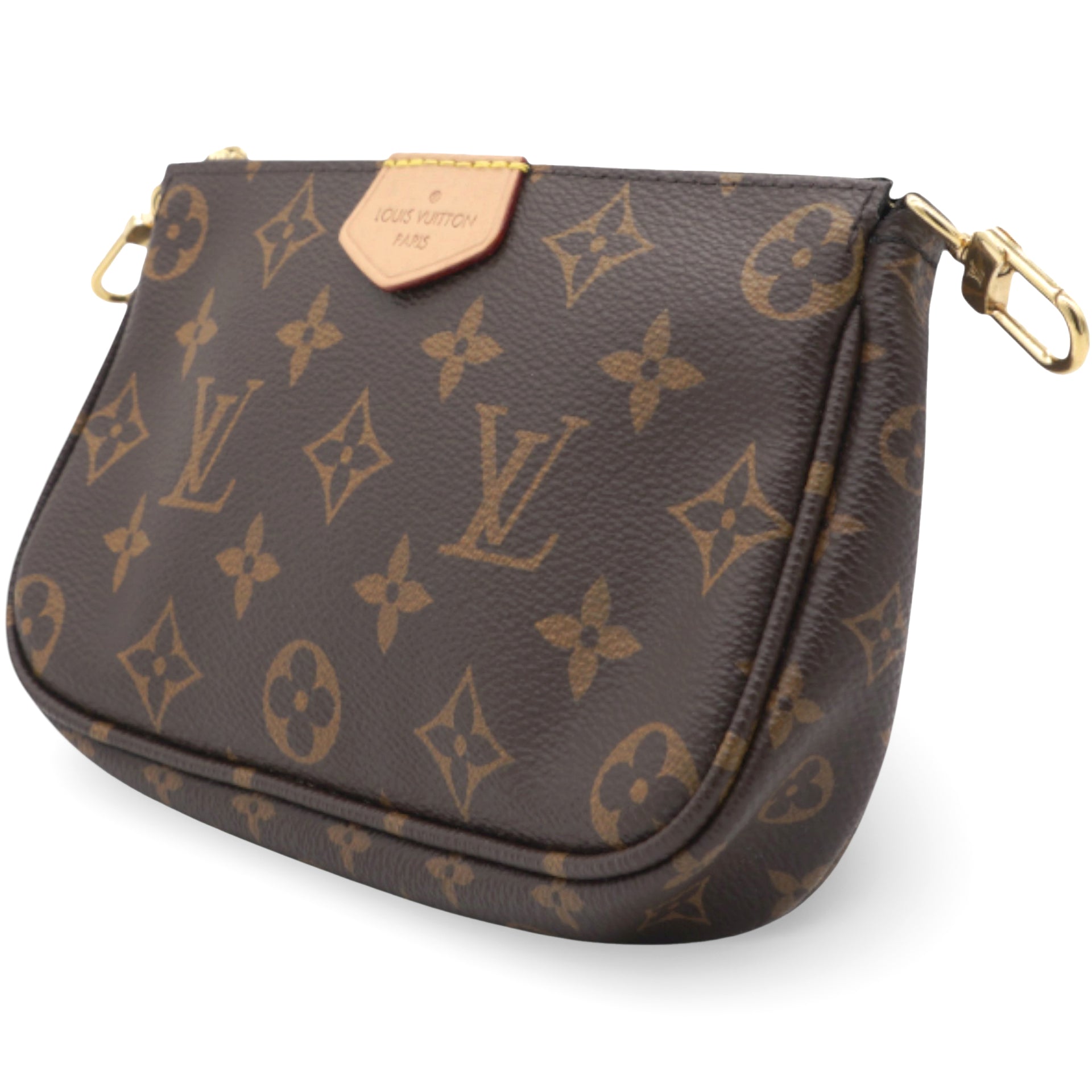 Rose Ballerine Monogram Canvas Multi Pochette Accessories Bag