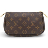 Rose Ballerine Monogram Canvas Multi Pochette Accessories Bag