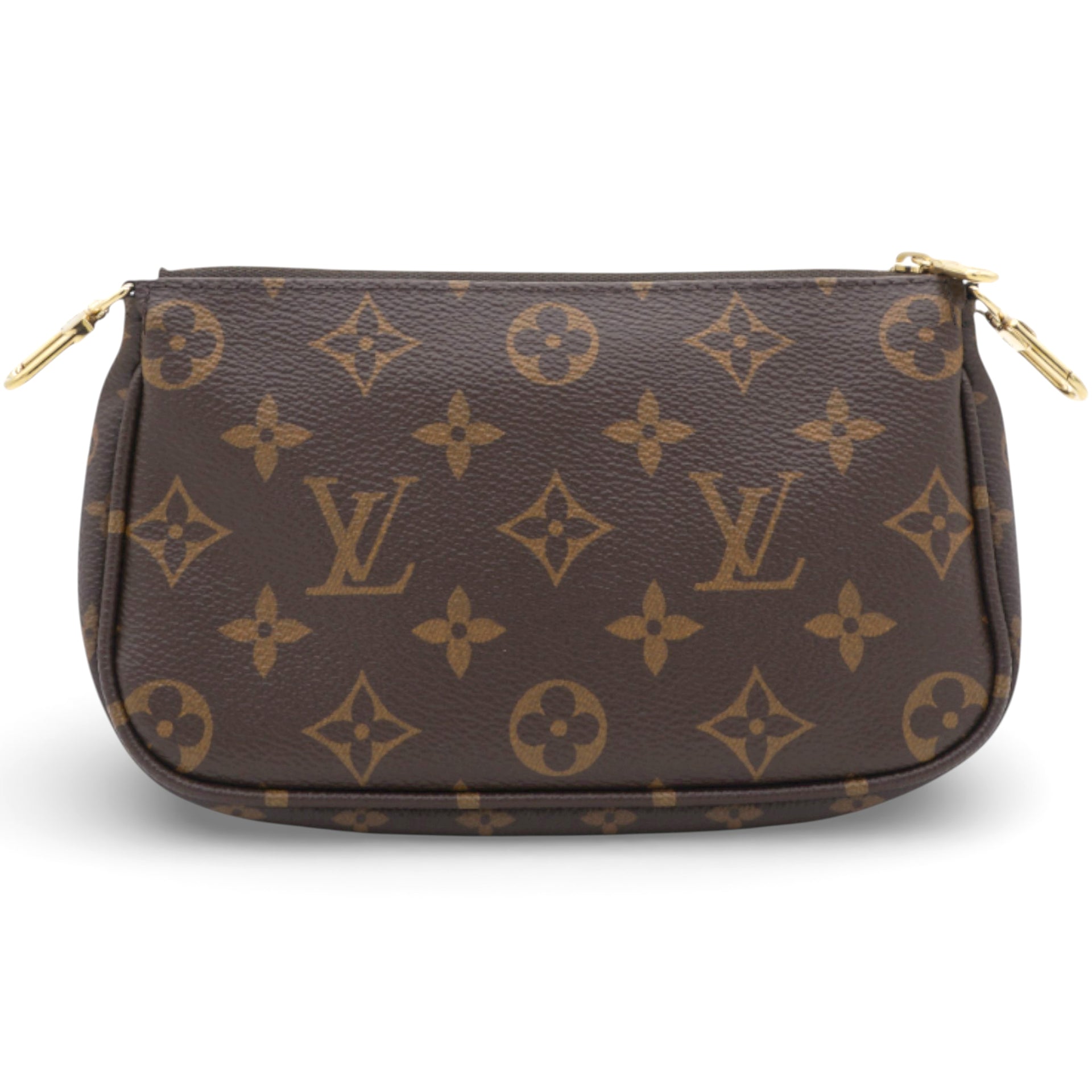 Rose Ballerine Monogram Canvas Multi Pochette Accessories Bag