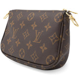 Rose Ballerine Monogram Canvas Multi Pochette Accessories Bag