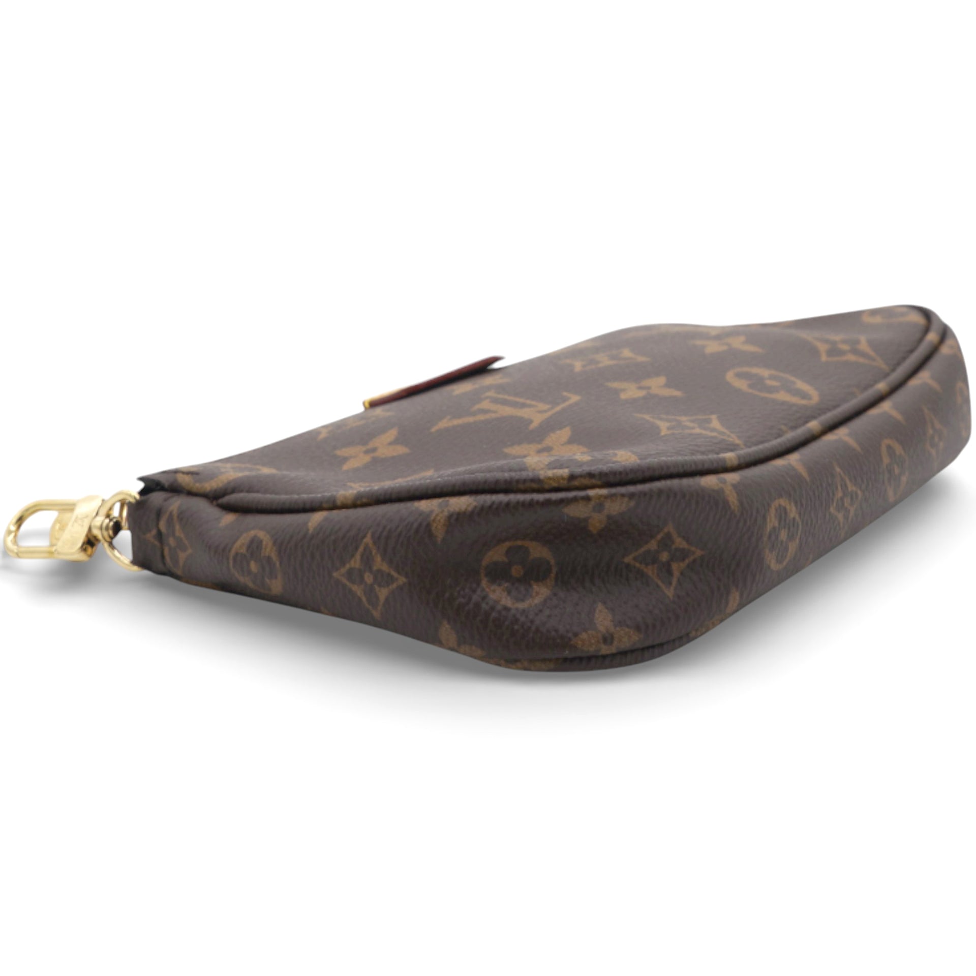 Rose Ballerine Monogram Canvas Multi Pochette Accessories Bag