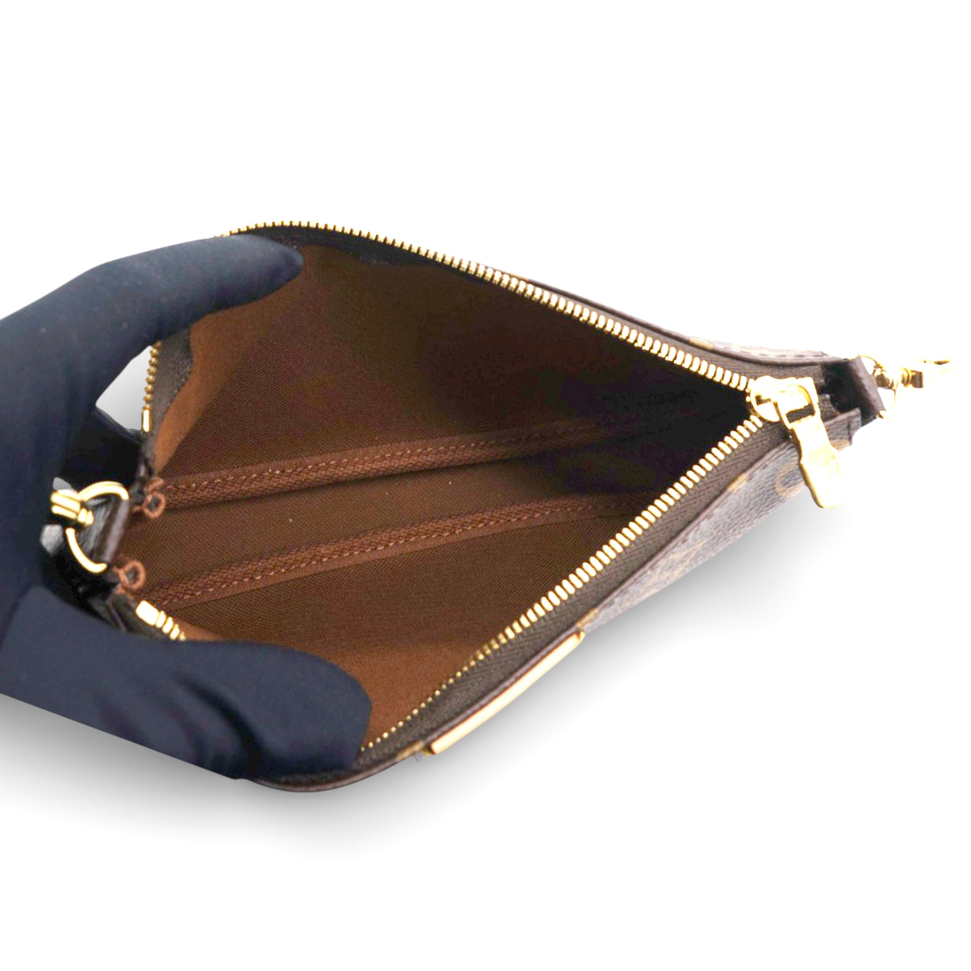 Rose Ballerine Monogram Canvas Multi Pochette Accessories Bag