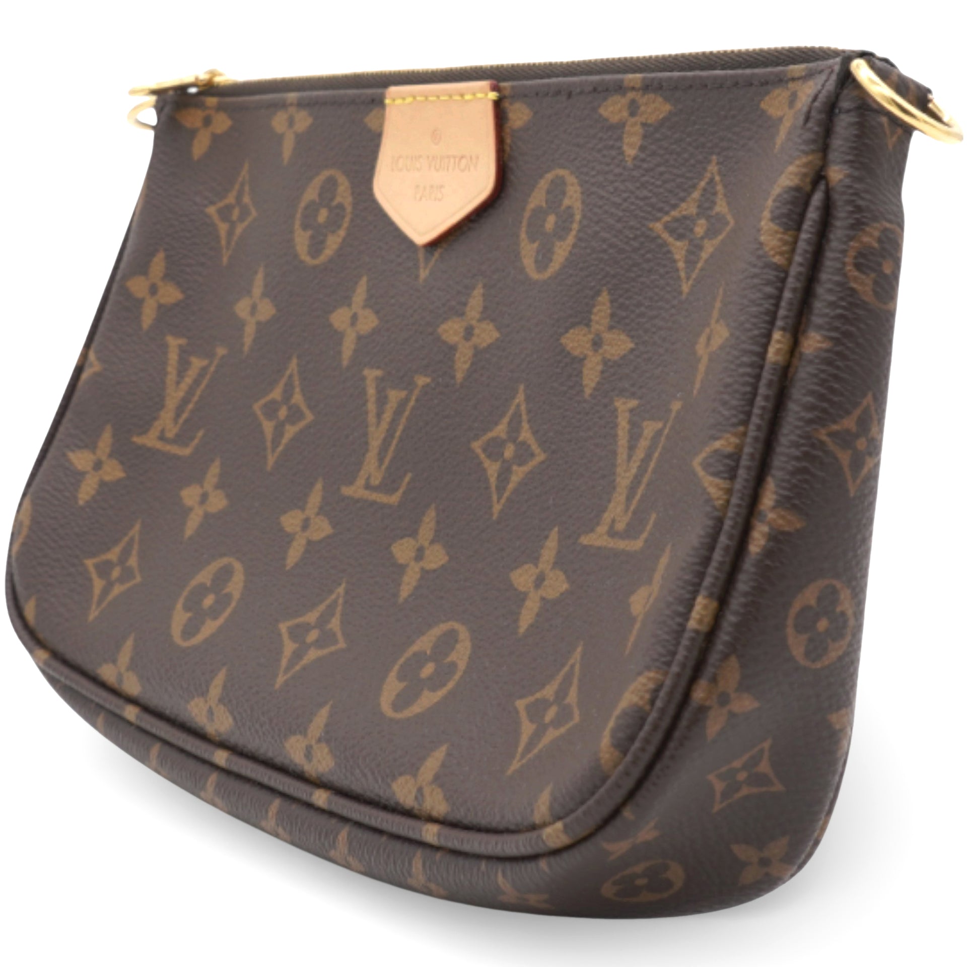 Rose Ballerine Monogram Canvas Multi Pochette Accessories Bag