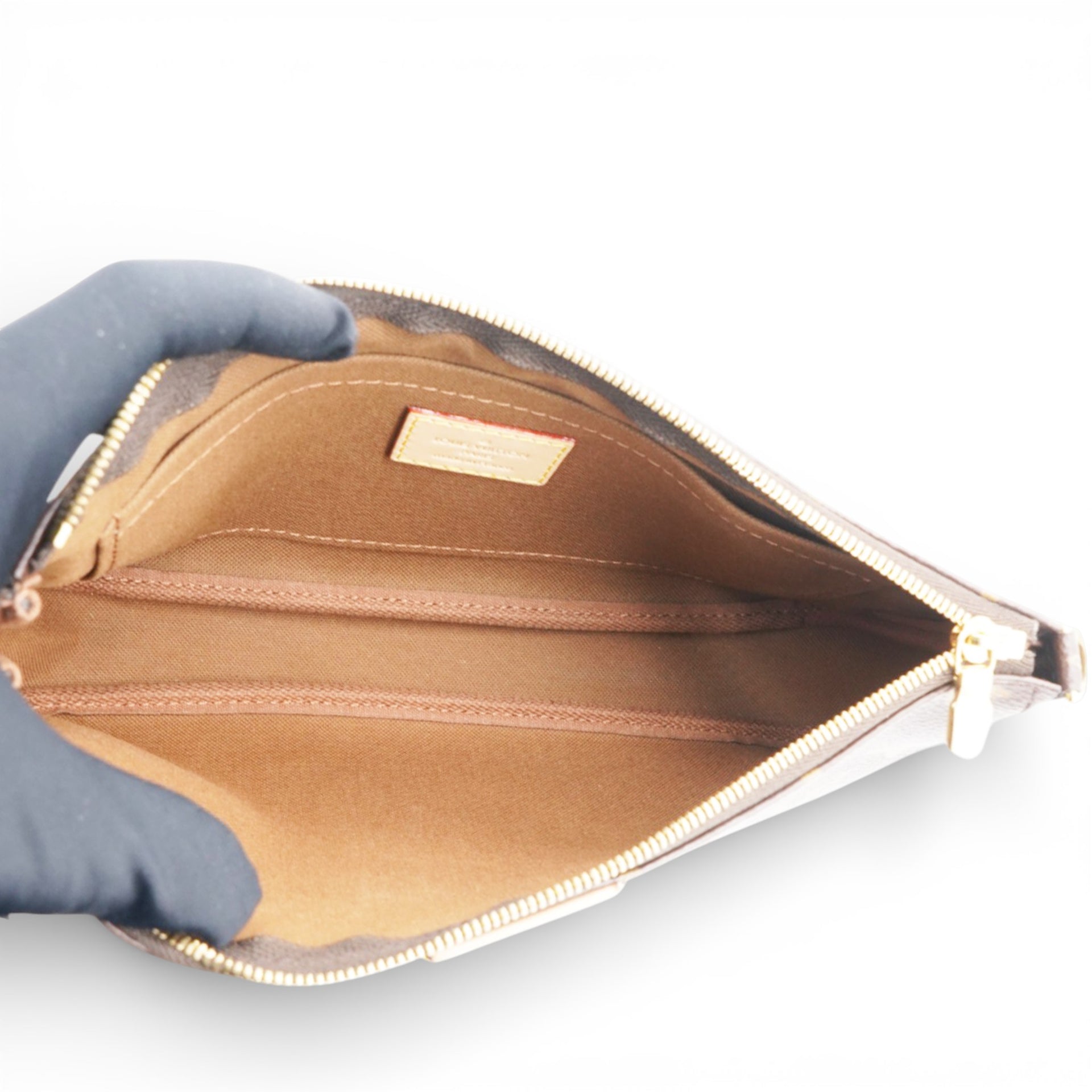 Rose Ballerine Monogram Canvas Multi Pochette Accessories Bag