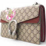 GG Supreme Monogram Blooms Small Dionysus Shoulder Bag Beige Multicolor Dry Rose