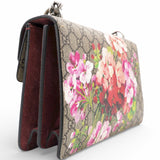 GG Supreme Monogram Blooms Small Dionysus Shoulder Bag Beige Multicolor Dry Rose