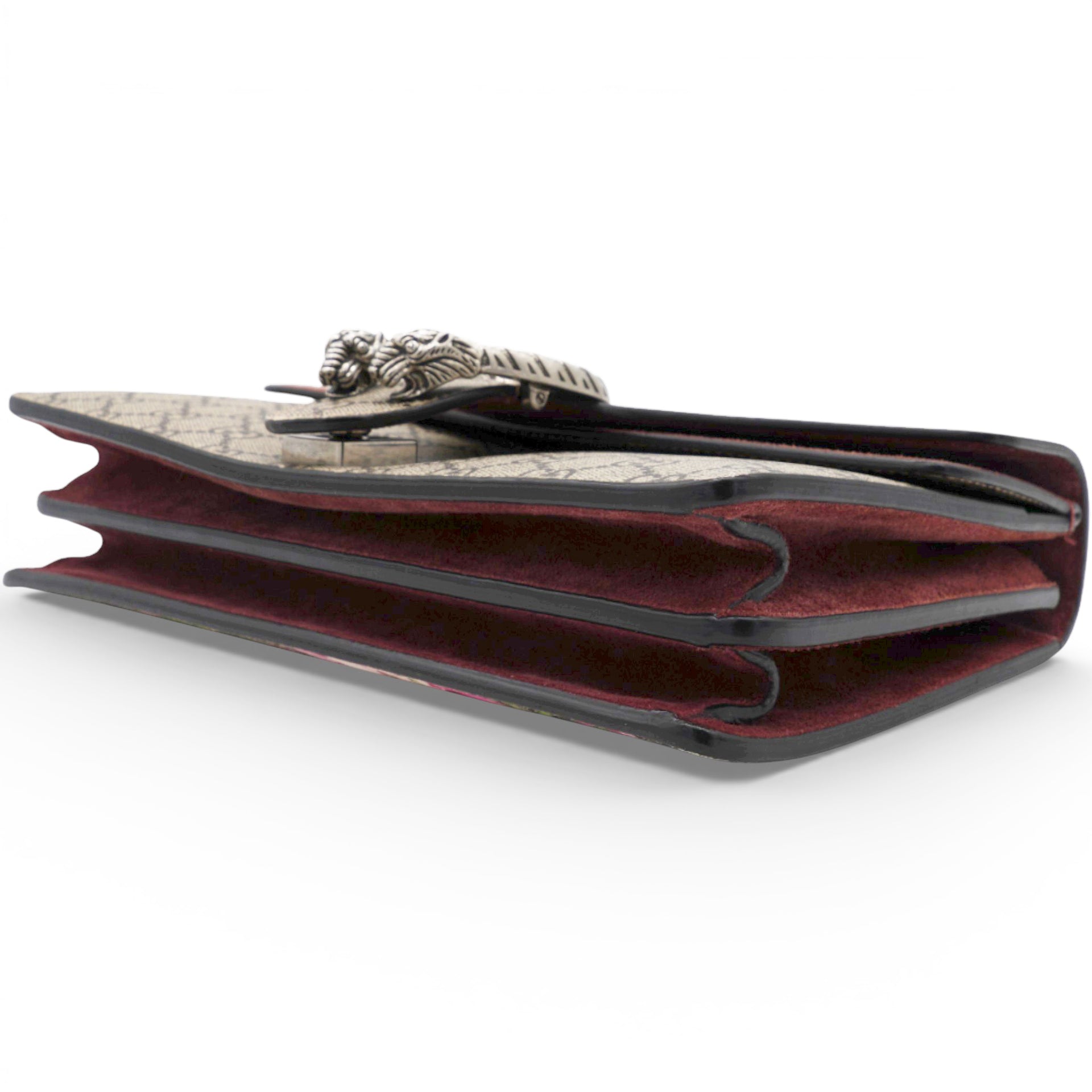 GG Supreme Monogram Blooms Small Dionysus Shoulder Bag Beige Multicolor Dry Rose