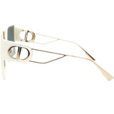30Montaigne SU Oversized Square-Frame Ivory Acetate and Gold-tone sunglasses