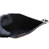 Salvatore Ferragamo Revival Meta Wristlet Leather Clutch 