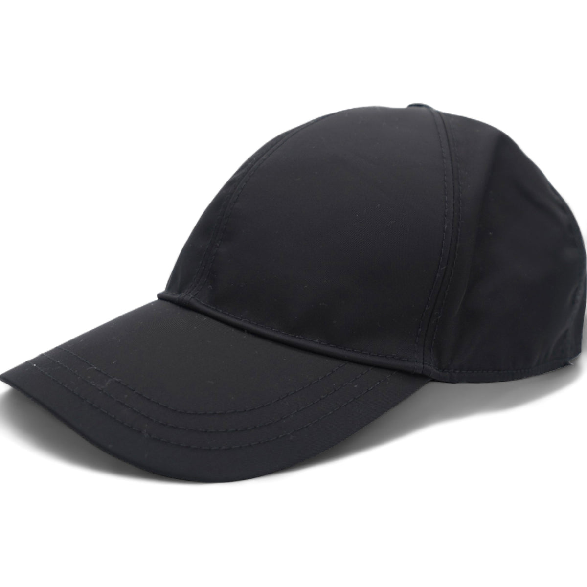 PRADA Logo Re-nylon Baseball Cap In Black M – STYLISHTOP