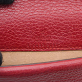 Dionysus leather super mini bag Red