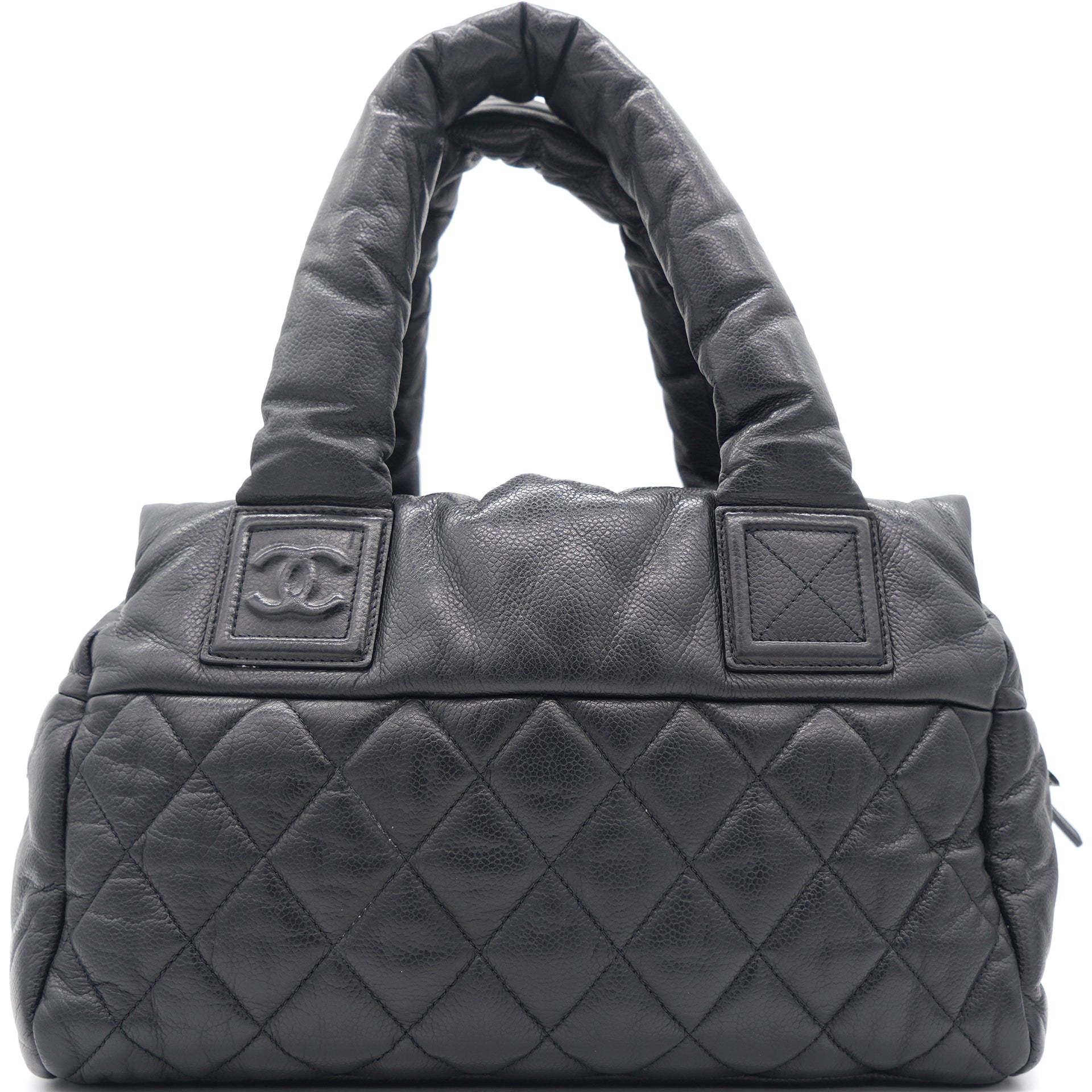Chanel CHANEL Coco Cocoon PM Tote Bag Nylon / Leather Black Bordeaux 8610  Reversible Mark Quilted Handbag with Guarantee Card 16th