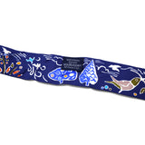 Silk Isola Di Primavera Twilly Marine Kaki White