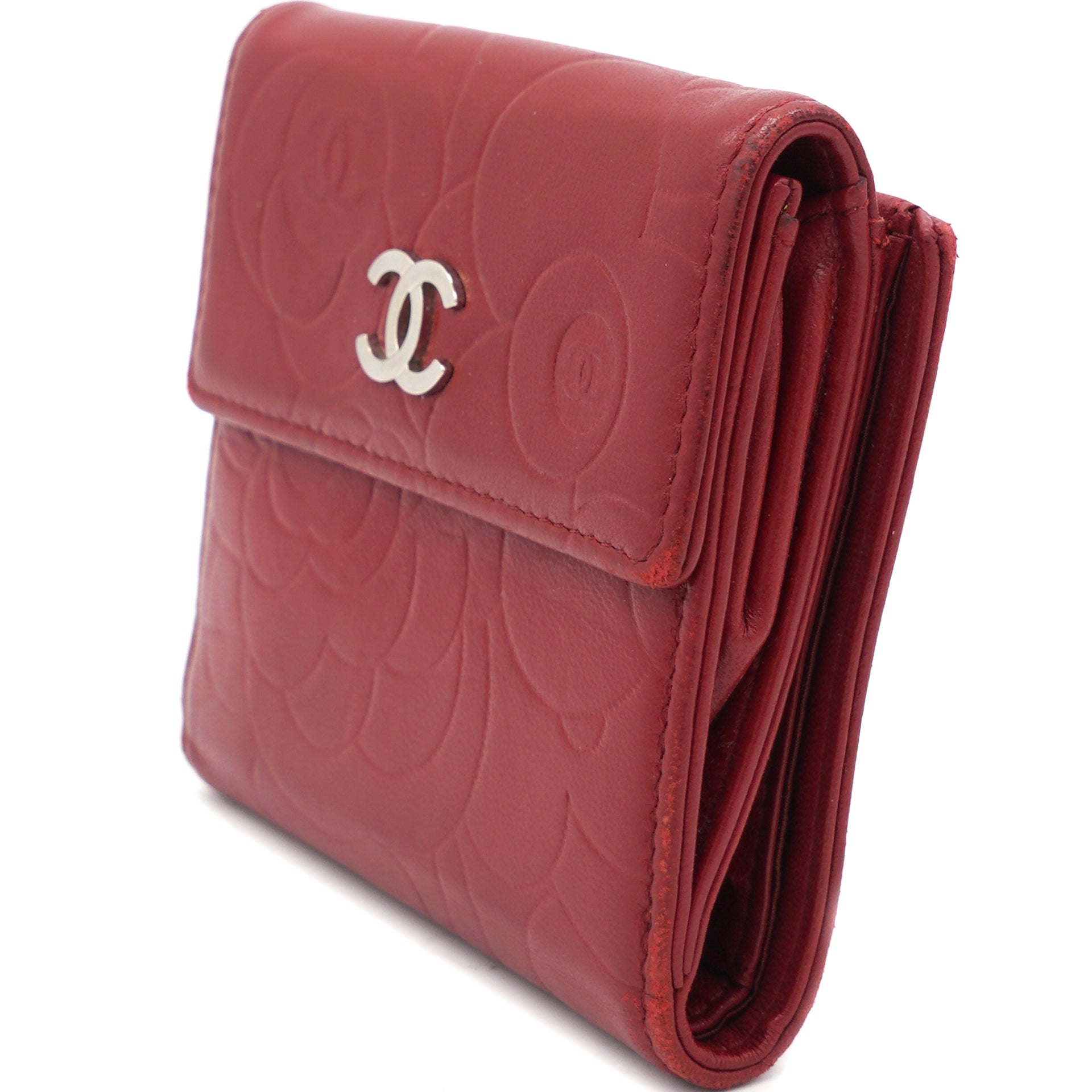 Chanel Camellia CC On Coin Purse And Card Holders