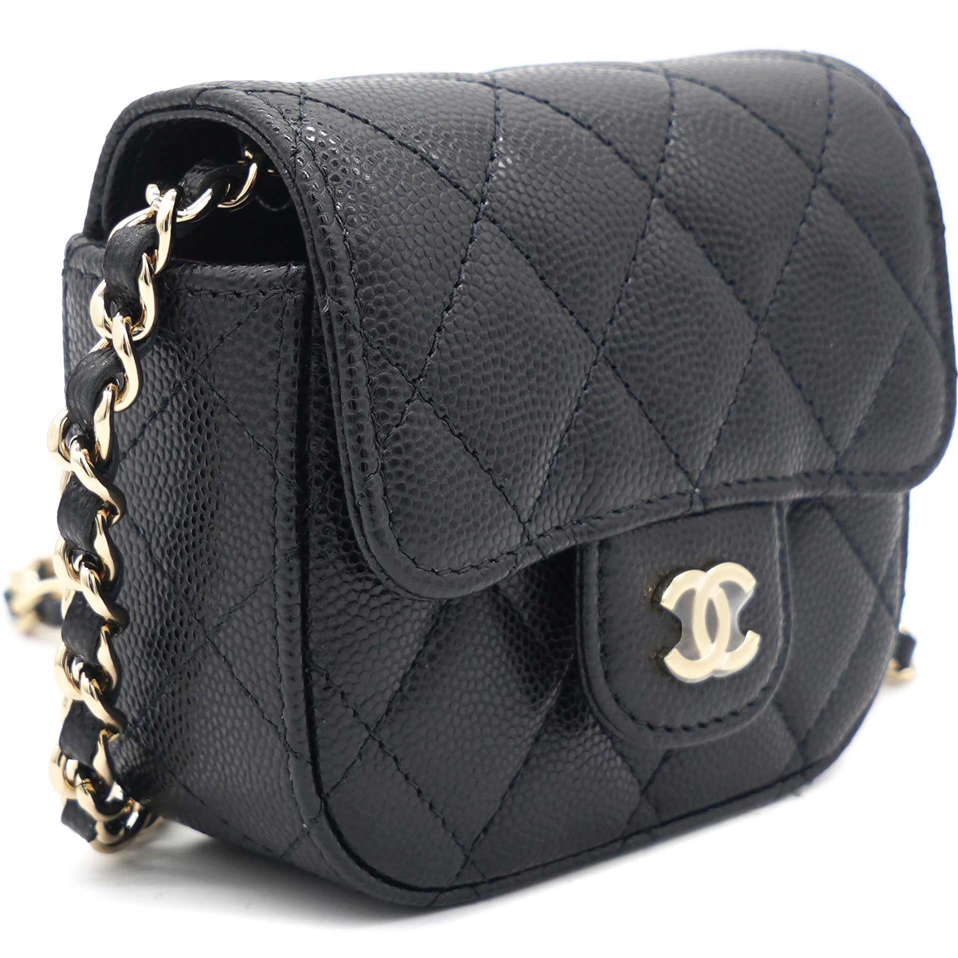 Chanel Caviar Quilted Mini Clutch With Chain Black – STYLISHTOP