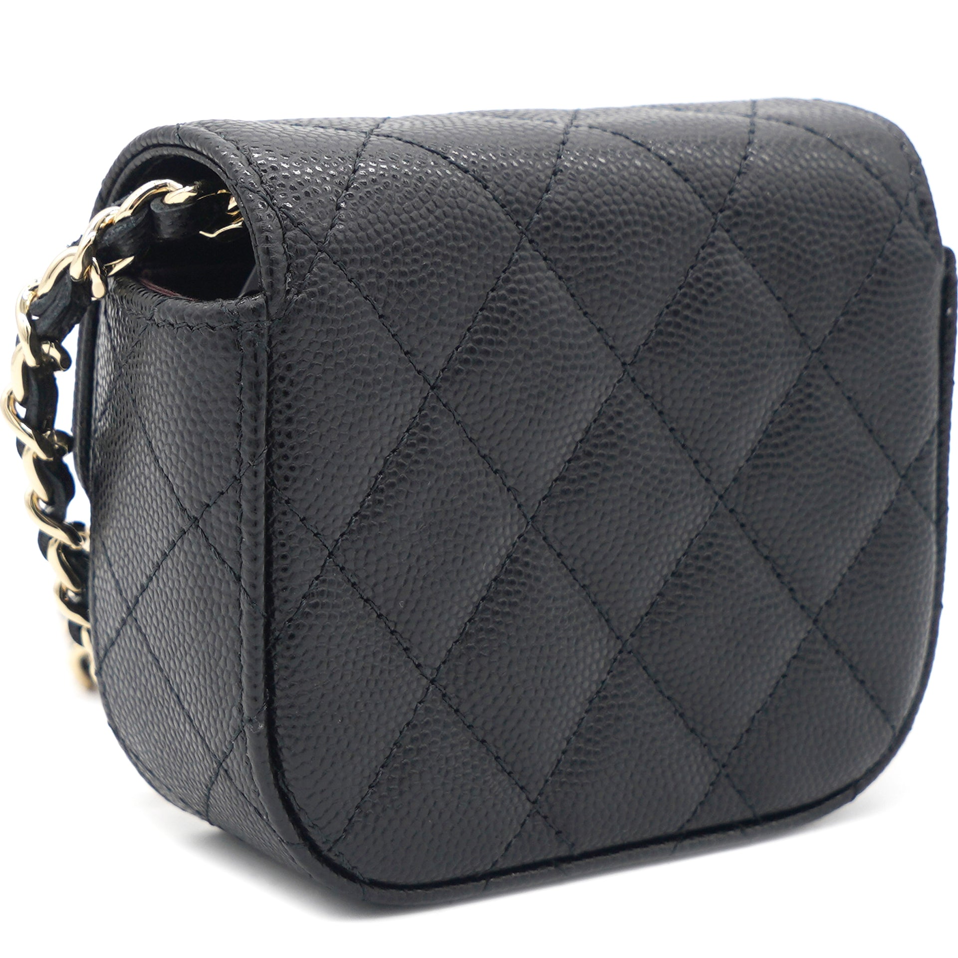 Chanel Caviar Quilted Mini Clutch With Chain Black – STYLISHTOP