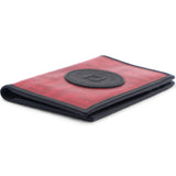 FENDI Business Card Holder Pass Case Zucca Two Fold Card Case Red/Black 