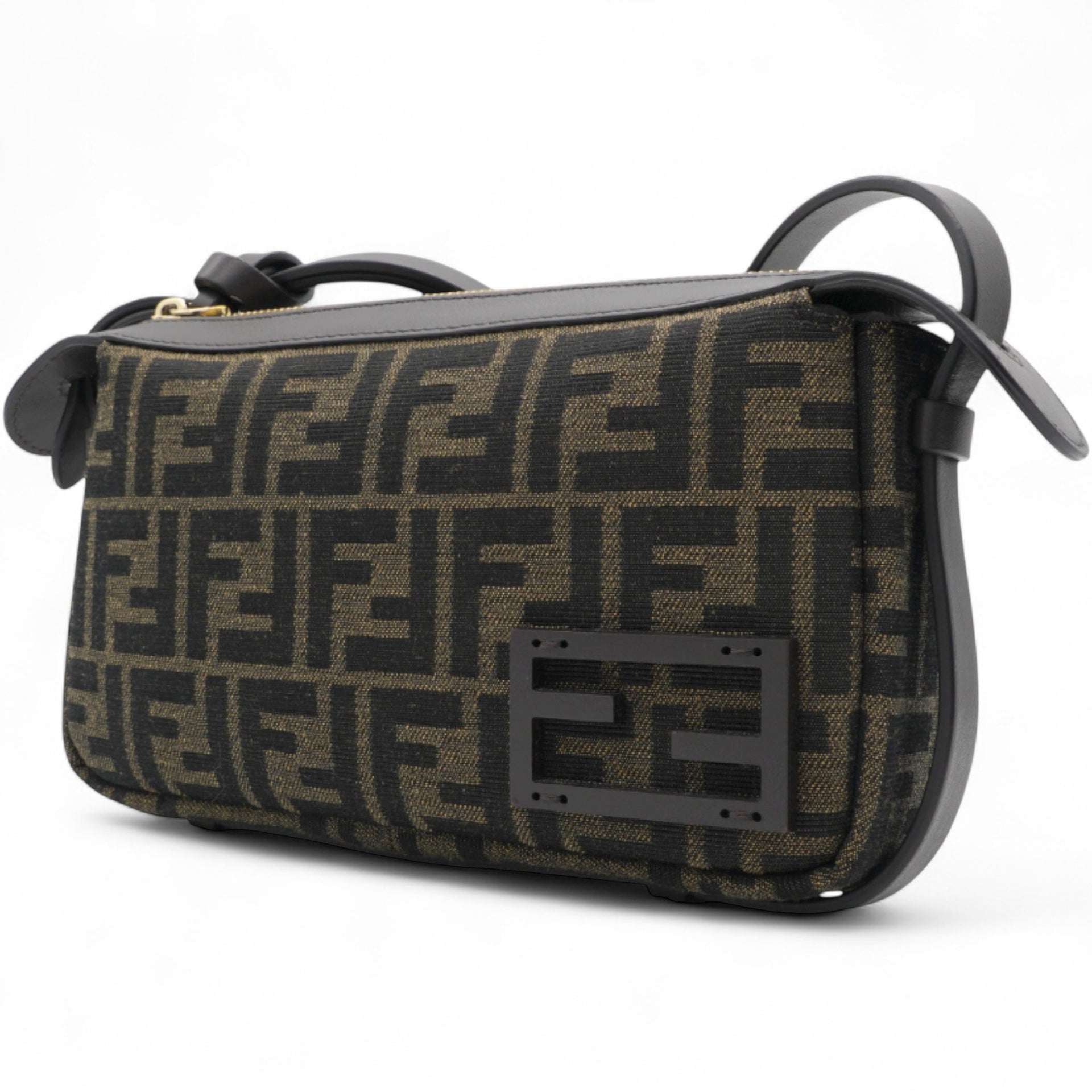 FENDI Mini By The Way Soft Shoulder Bag Brown 