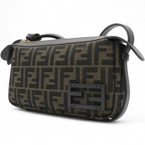 FENDI Mini By The Way Soft Shoulder Bag Brown 