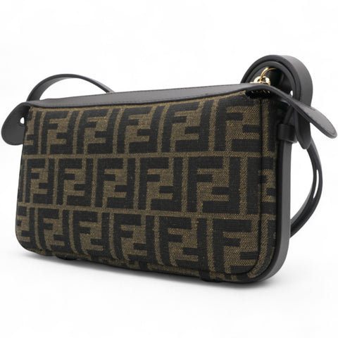 FENDI Mini By The Way Soft Shoulder Bag Brown 