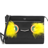 FENDI Multicolor Leather Dolce Monster Crossbody Bag 