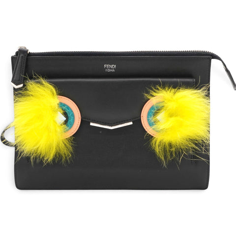 FENDI Multicolor Leather Dolce Monster Crossbody Bag 