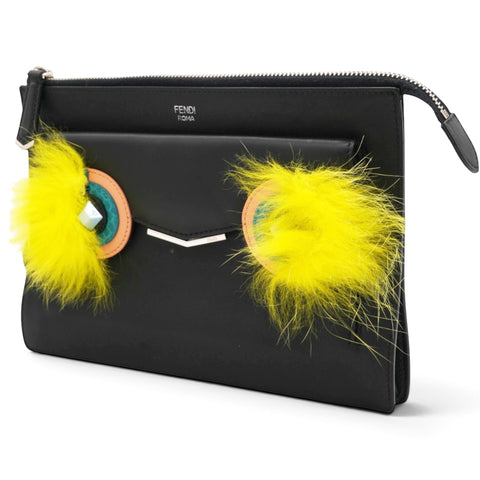 FENDI Multicolor Leather Dolce Monster Crossbody Bag 