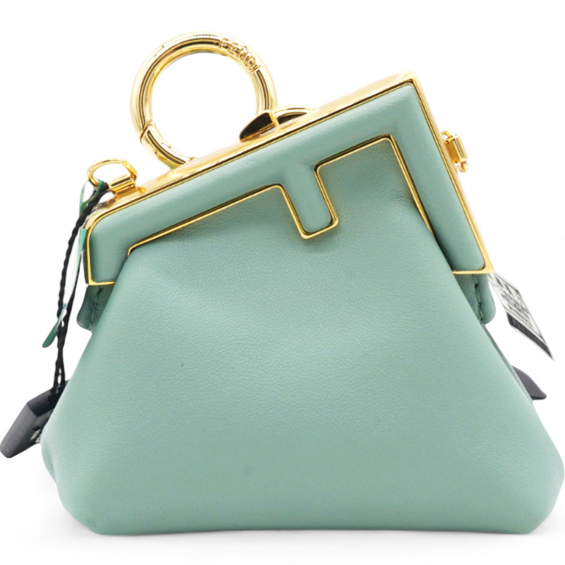 FENDI Shiny Nappa Nano Fendi First Menta 