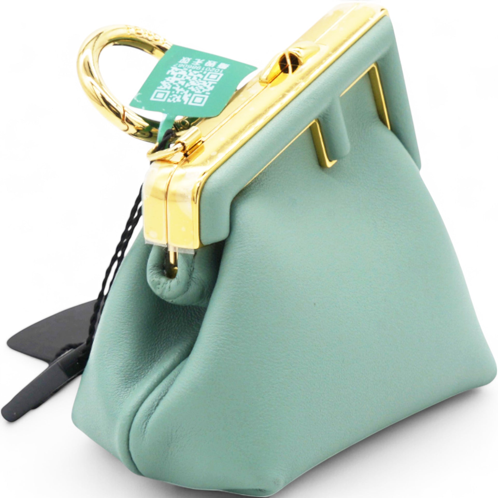 FENDI Shiny Nappa Nano Fendi First Menta 