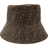 FENDI Technical Fabric FF Reversible Bucket Hat 59/M 