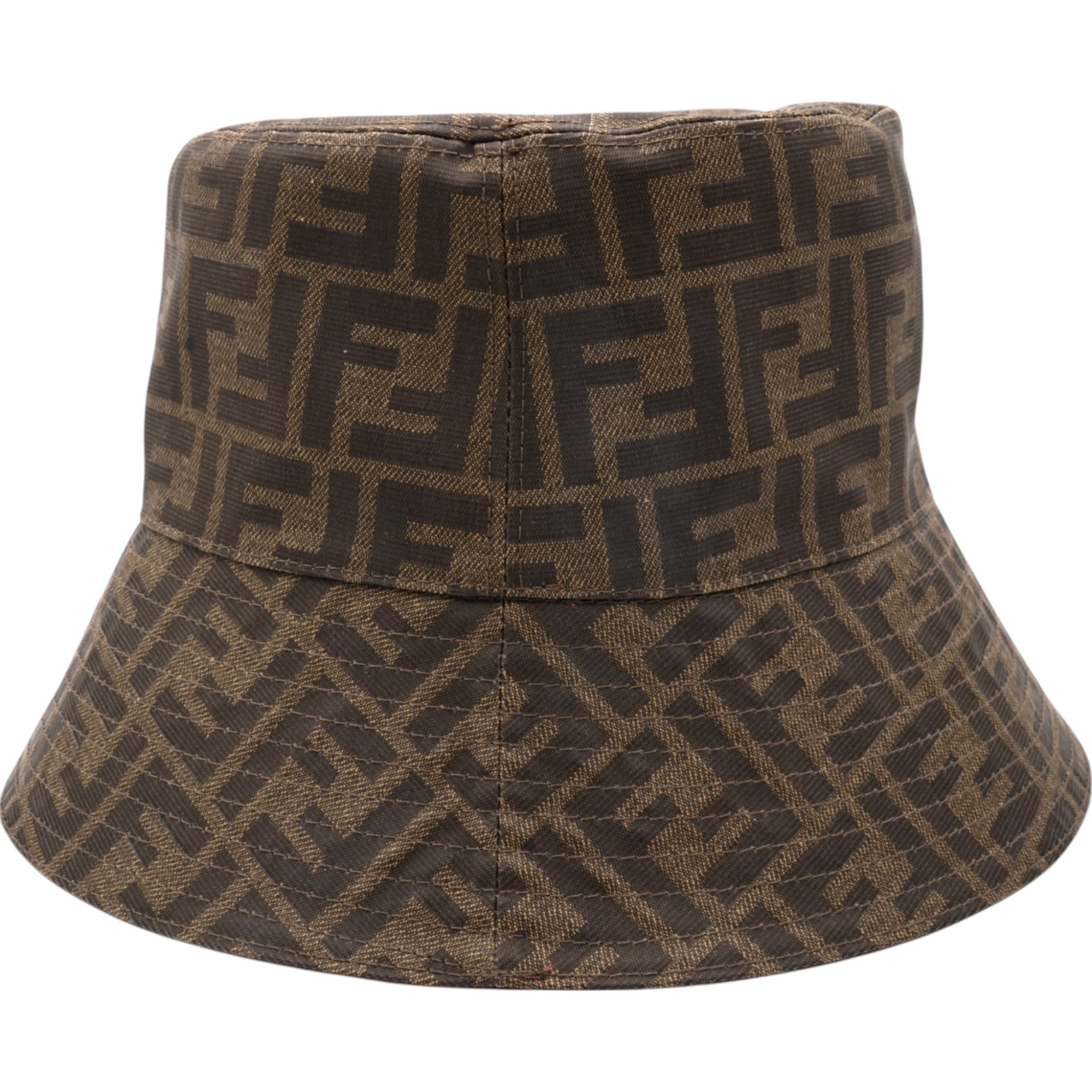 FENDI Technical Fabric FF Reversible Bucket Hat 59/M 