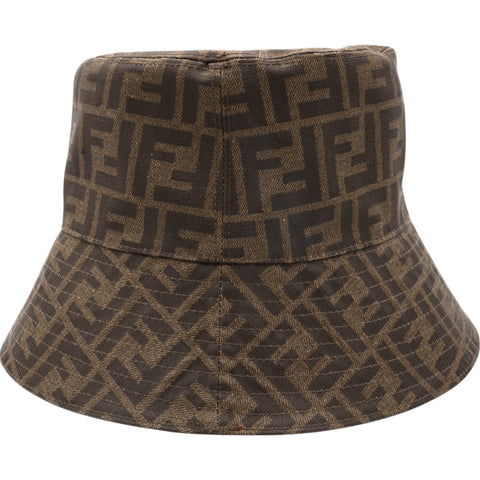 FENDI Technical Fabric FF Reversible Bucket Hat 59/M 