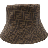 FENDI Technical Fabric FF Reversible Bucket Hat 59/M 