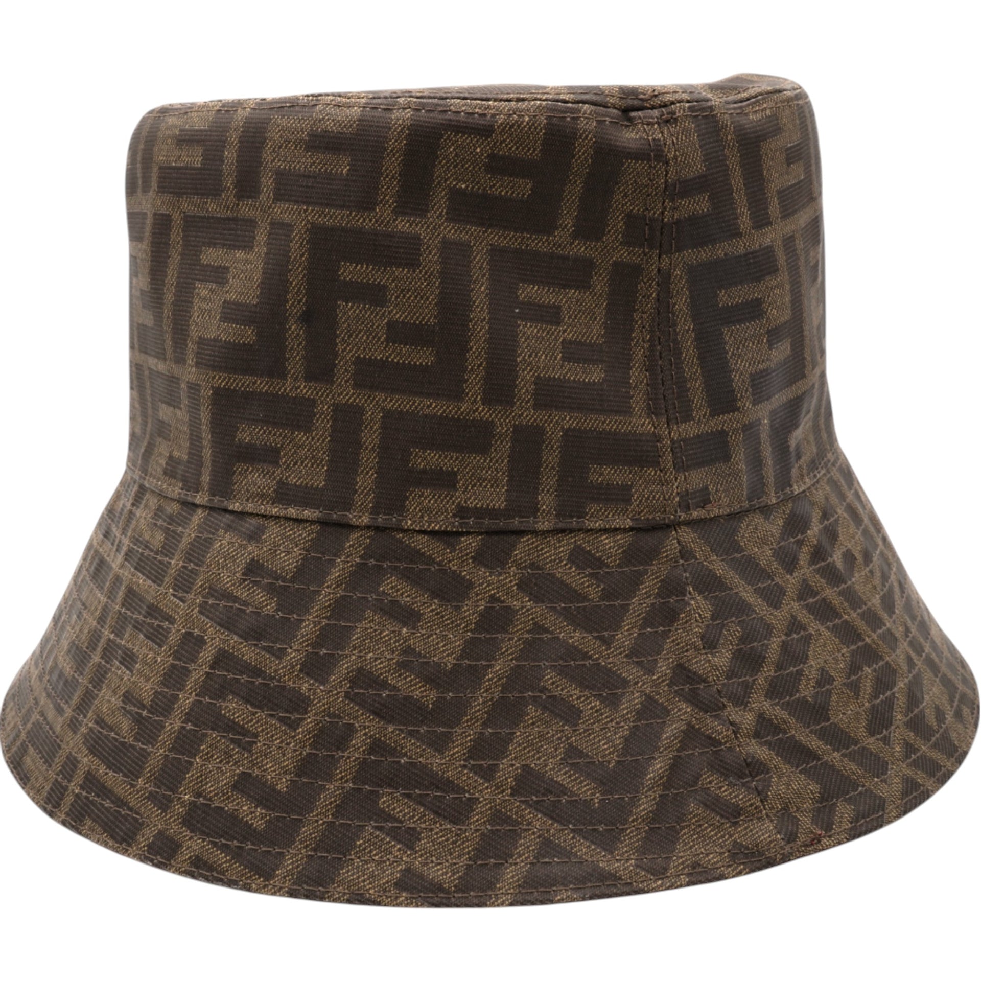 FENDI Technical Fabric FF Reversible Bucket Hat 59/M 