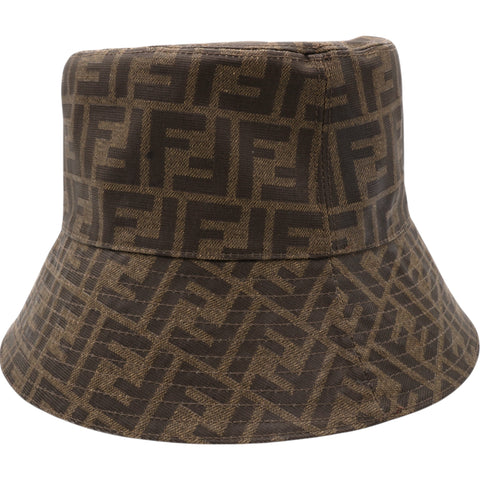 FENDI Technical Fabric FF Reversible Bucket Hat 59/M 
