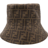 FENDI Technical Fabric FF Reversible Bucket Hat 59/M 