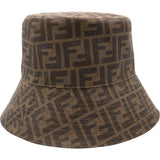 FENDI Technical Fabric FF Reversible Bucket Hat 59/M 