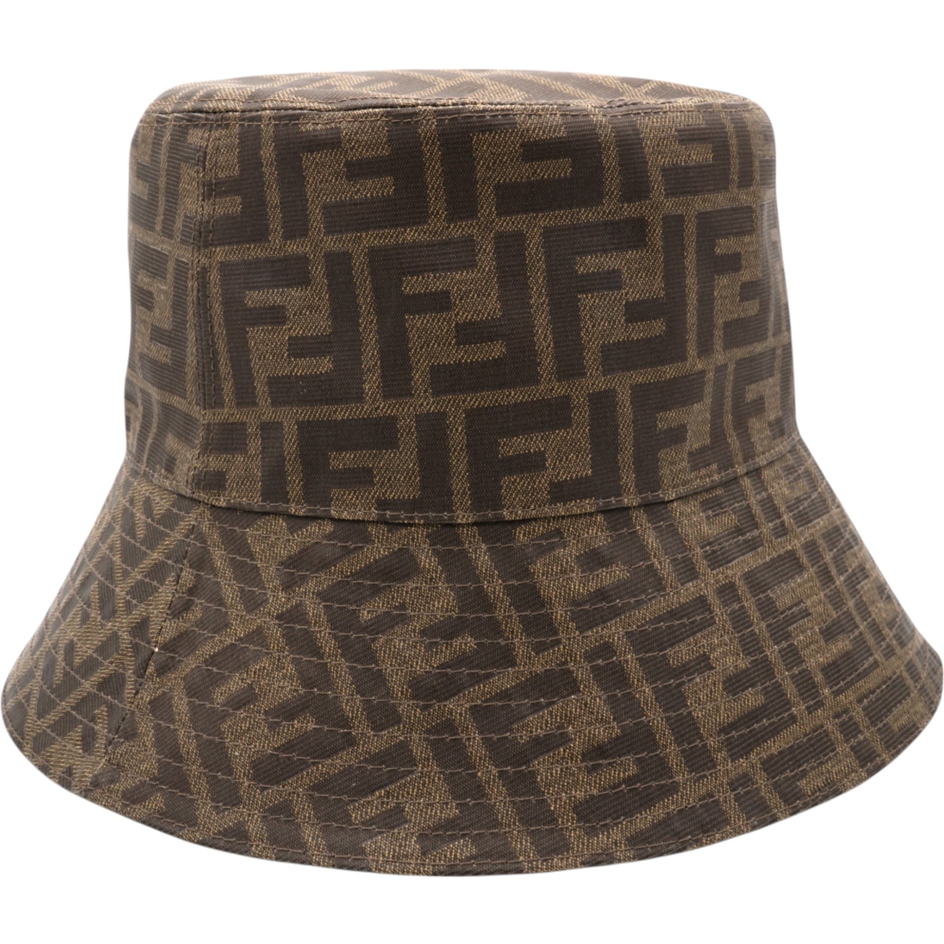FENDI Technical Fabric FF Reversible Bucket Hat 59/M 