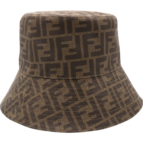 FENDI Technical Fabric FF Reversible Bucket Hat 59/M 